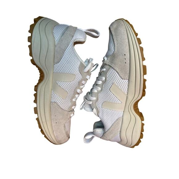 VEJA Venturi Alveomesh White Pierre Natural Size 7 - Picture 7 of 8